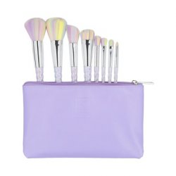 ilu Basic Set 8 Makeup Brushes with Unicorn Bag