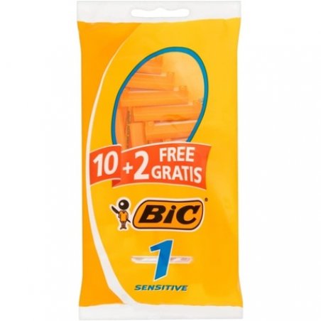 BIC 1 Sensitive Shaving Razor 10 2 Pieces