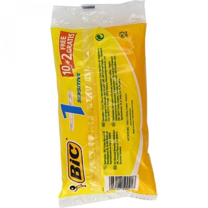 BIC 1 Sensitive Shaving Razor 10 2 Pieces