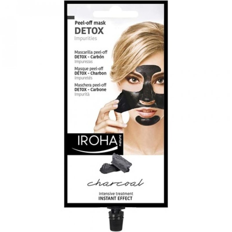 Iroha Nature Peel-off Mask Detox Black Charcoal Beauty