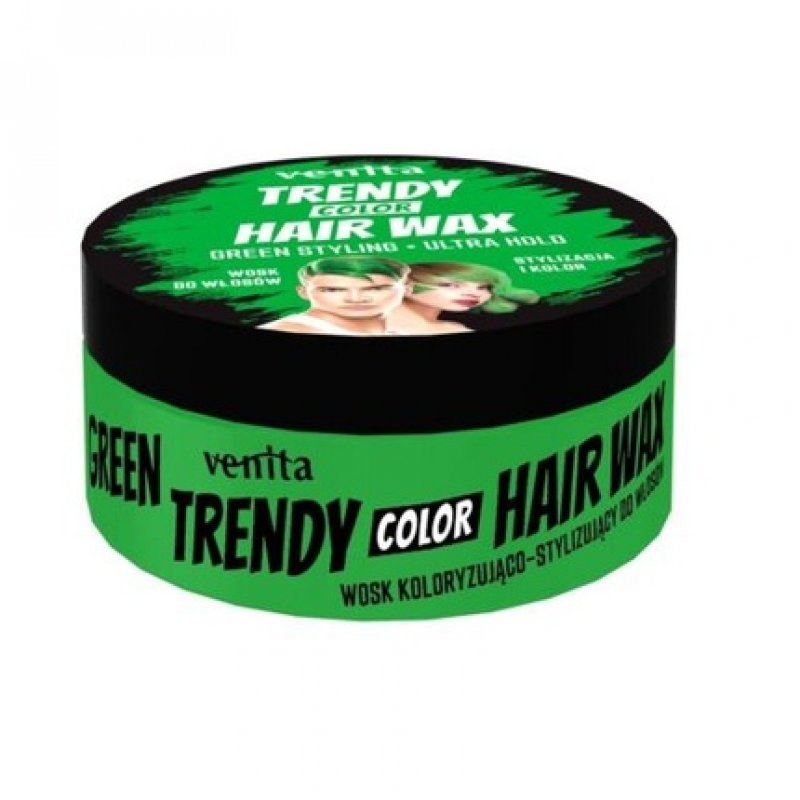 Trendy Color Hair Wax Hair Styling Wax Green