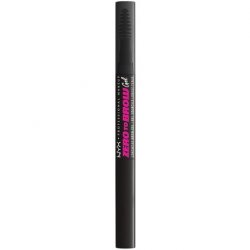 NYX Professional Makeup Longwear Vegan Tinted Liquid Eyebrow Gel Zero to Brow 12 Black 1ml