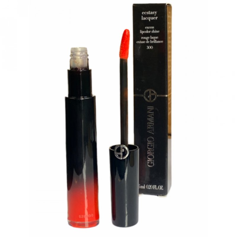 Giorgio Armani Ecstasy Nail Polish 300 Tangerine 6ml Lip Color Gloss