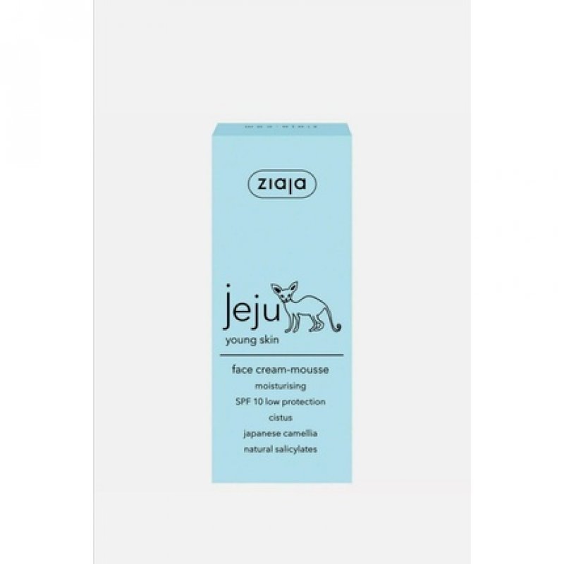 Ziaja Jeju Young Skin Moisturising Face Cream Mousse with SPF10 50ml
