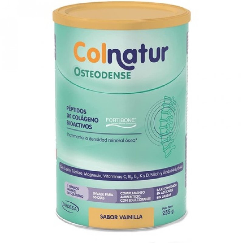 Colnatur Osteodense Collagen Peptides Vanilla Flavor 255g Powder - Enriched With