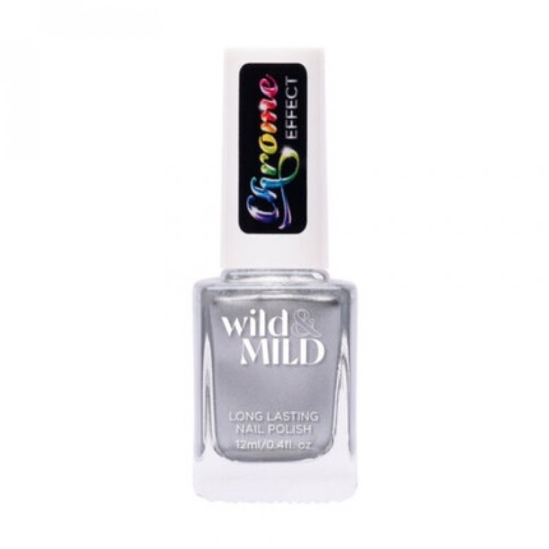 Wild & Mild Chrome Effect Nail Polish Angel Delight 12ml