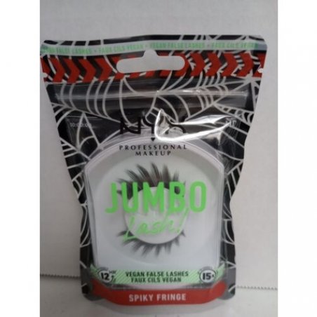 NYX Professional Makeup Jumbo Lashes Vegan False Eyelashes 12 Hour Wear Spiky Fringe