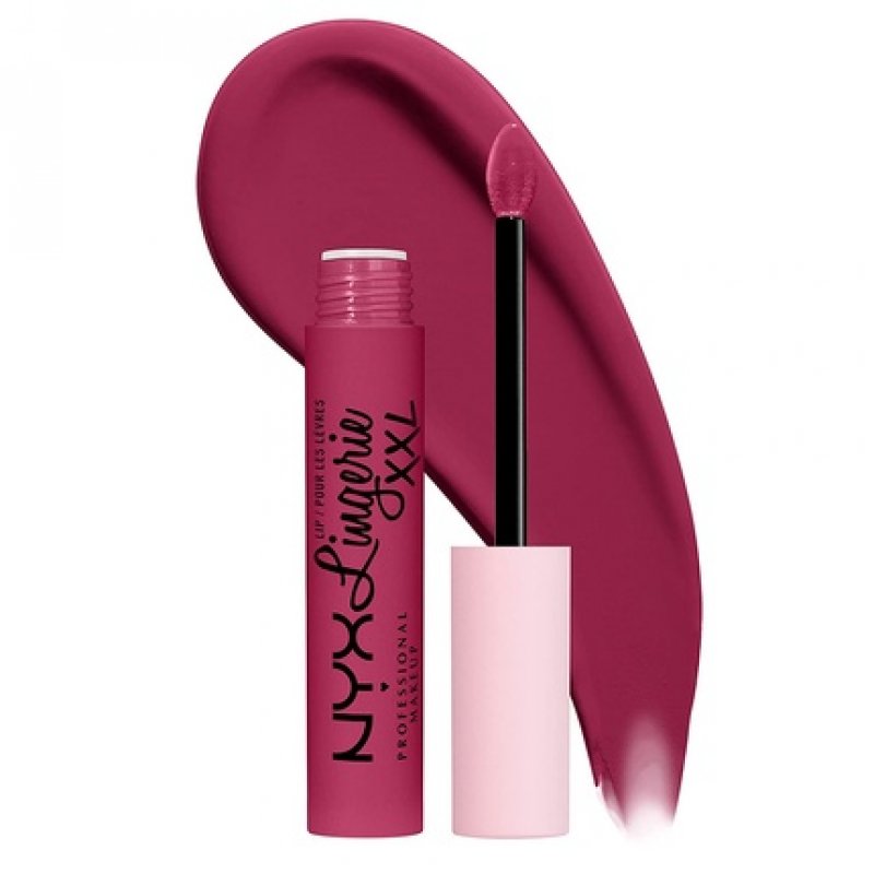 NYX Professional Makeup Lip Lingerie XXL Matte Liquid Lipstick Stayin' Juicy Deep Magenta 0.13 Fl Oz