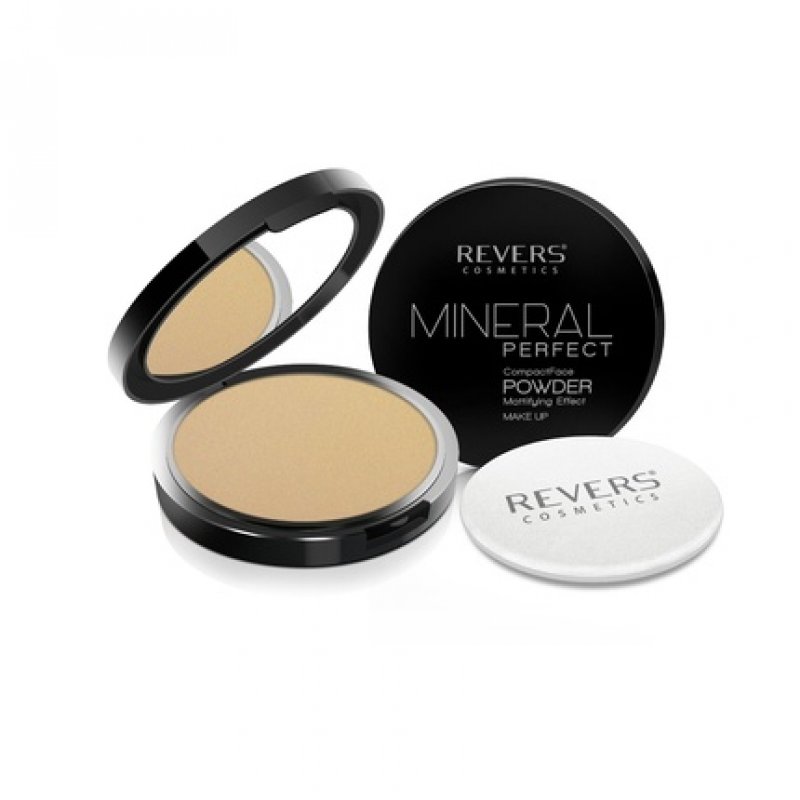 REVERS Mineral Perfect Mattifying Effect Compact Face Powder 7g - Choose Your Shade
