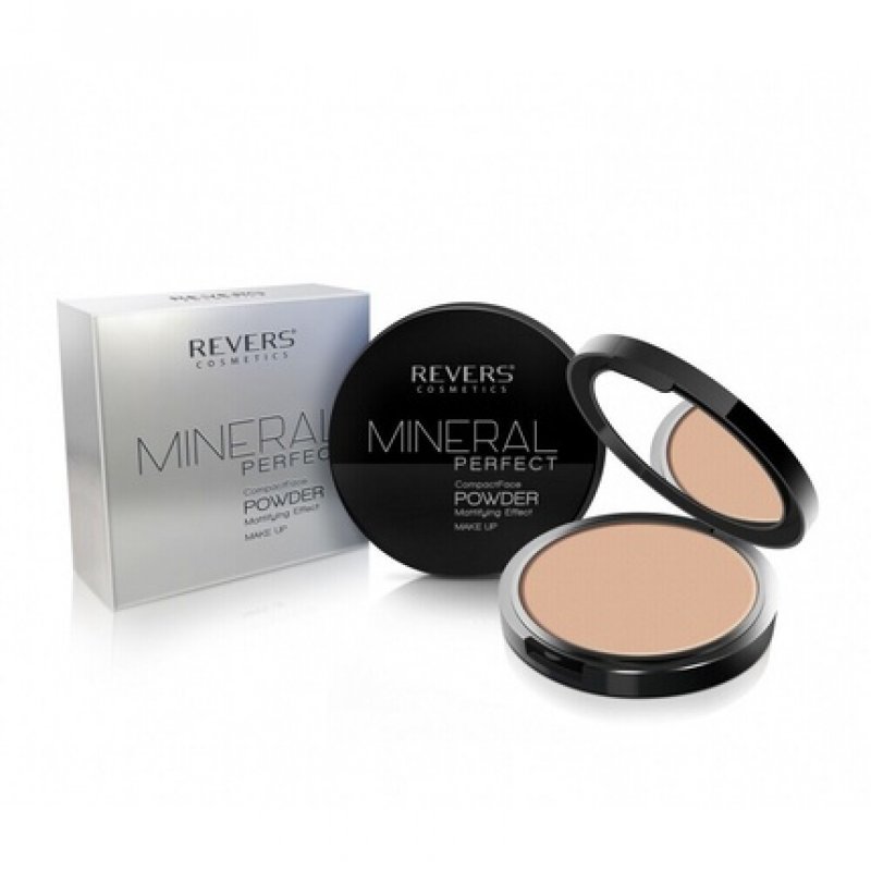 REVERS Mineral Perfect Mattifying Effect Compact Face Powder 7g - Choose Your Shade