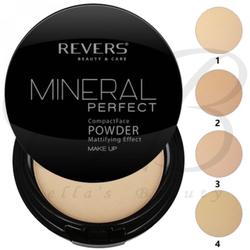 REVERS Mineral Perfect Mattifying Effect Compact Face Powder 7g - Choose Your Shade
