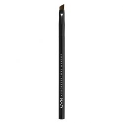 NYX Professional Makeup Pro Brush Angled 19 - Angled Eyebrow Brush with Ergonomic Shape for Precise Application