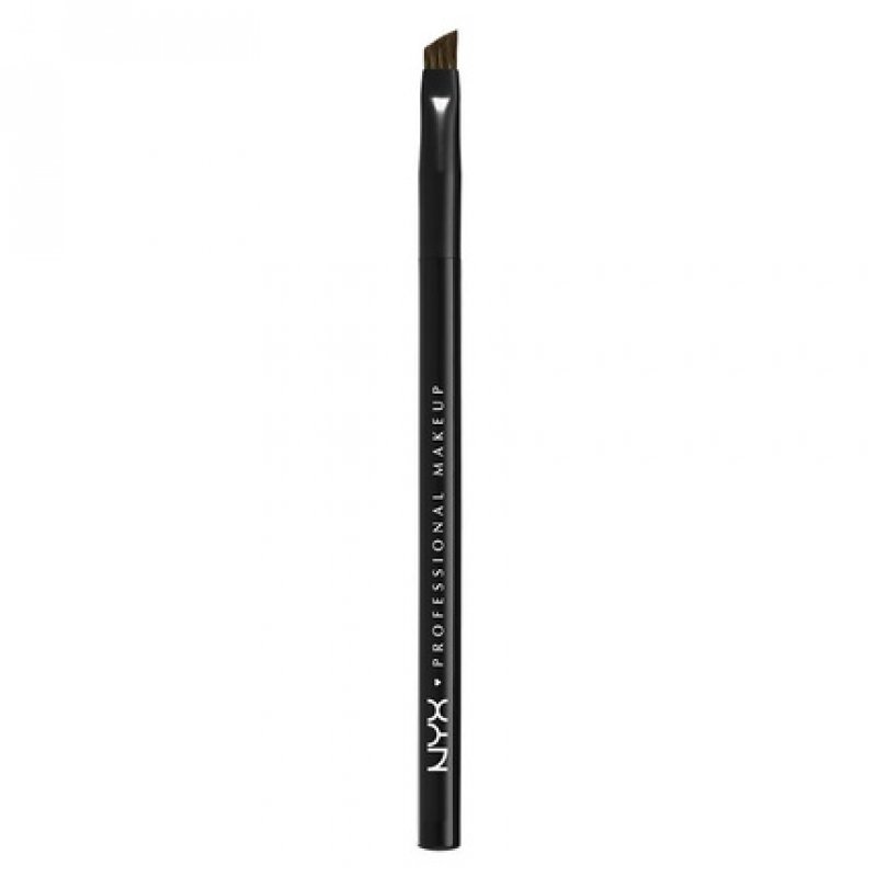 NYX Professional Makeup Pro Brush Angled 19 - Angled Eyebrow Brush with Ergonomic Shape for Precise Application