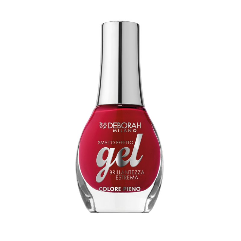 DEBORAH Gel Effect New Brilliant Nail Polish 180 Vivid Red