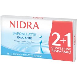 Nidra Saponelatte Idratante Bar soap 90 g 3 pc(s)