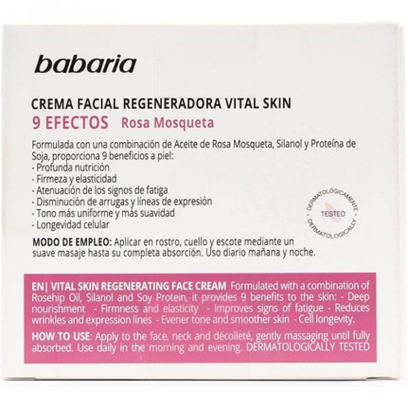 Vital Skin 9 Effects Rose Mosquito Facial Cream