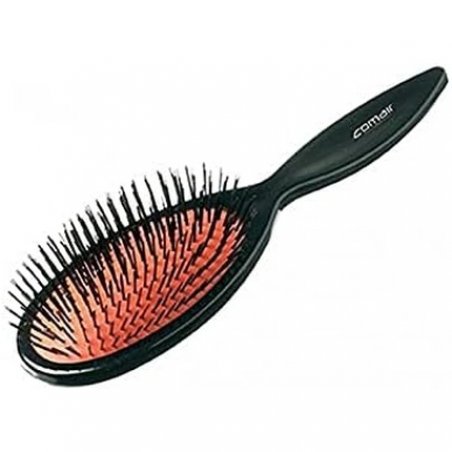 Pneumatic Brush with 11 Rows of Bristles and Red Cushion