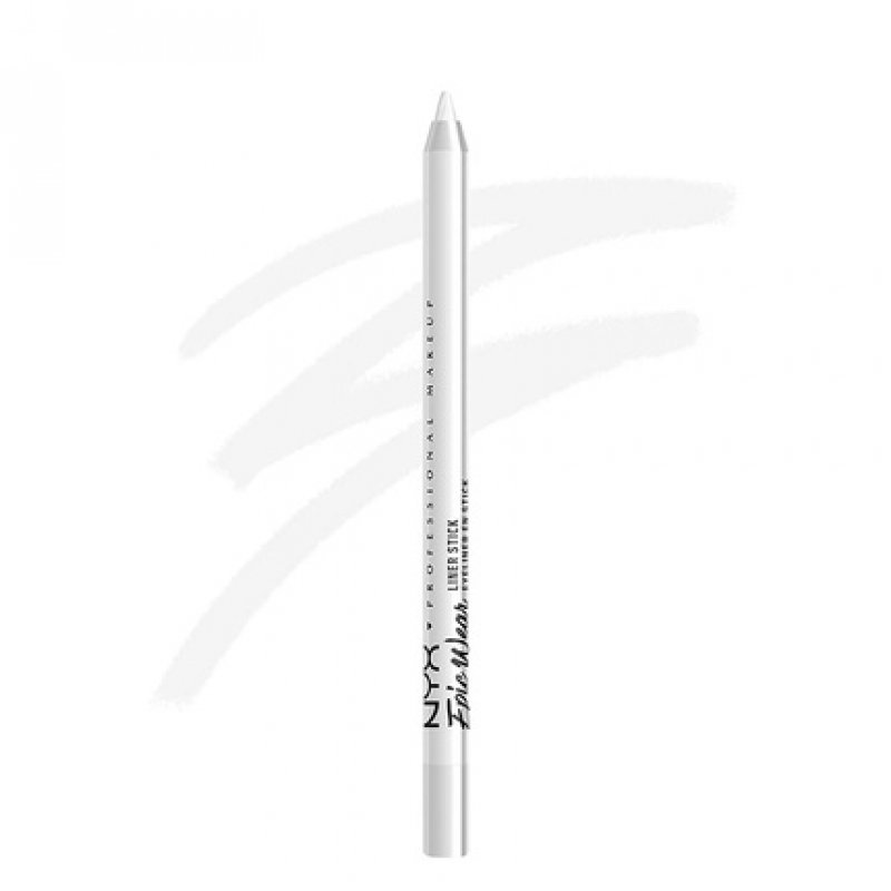 NYX Professional Makeup Epic Wear Liner Stick Long-Lasting Eyeliner Pencil Pure White 09