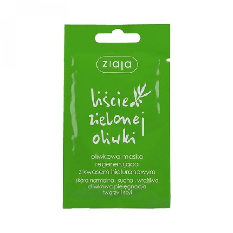 Ziaja Olive Leaf Regenerating Mask Sachet with Hyaluronic Acid 7ml