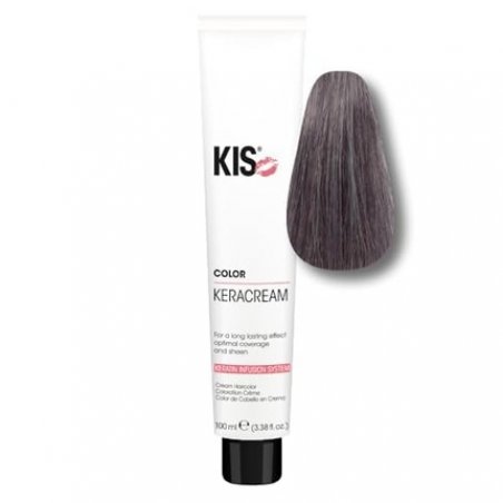 KIS KeraCream Color Permanent Hair Color Cream 100ml Graphite High Coverage Intensive Hair Color Keratin Infusion