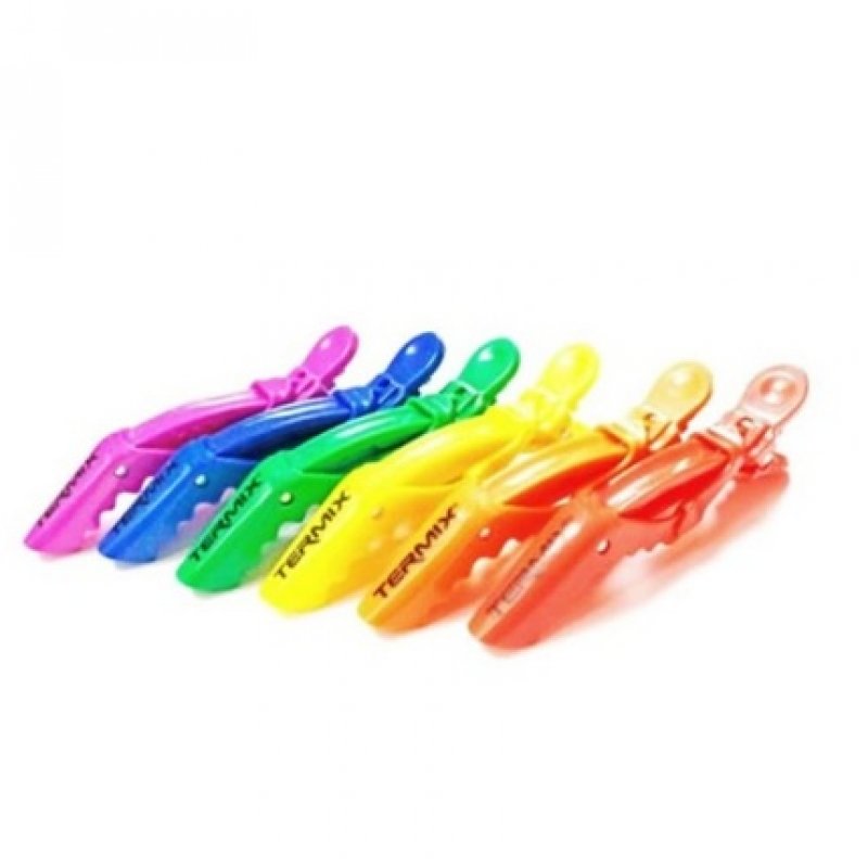 Termix 000966 Set of 6 Professional Hair Clips for Hairdressers 200g