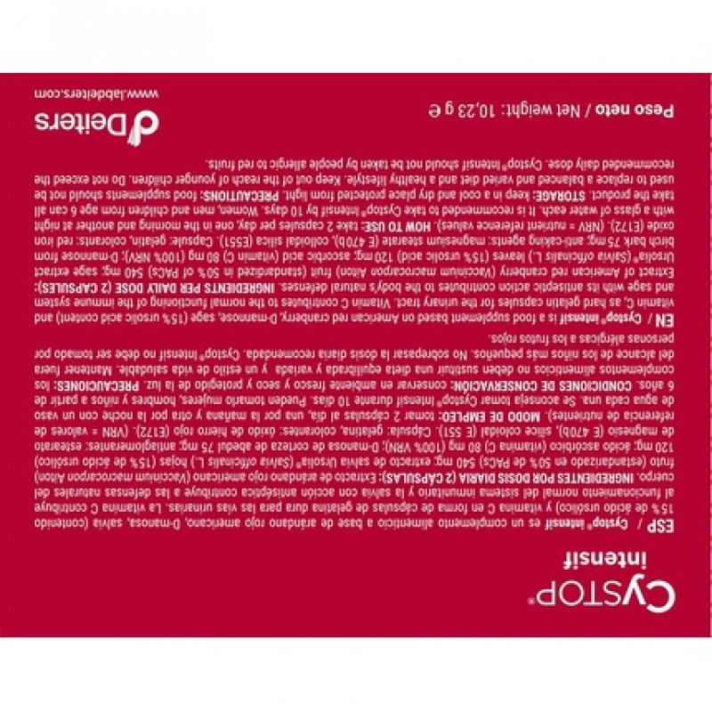 Deiters Cystop 20 Tablets