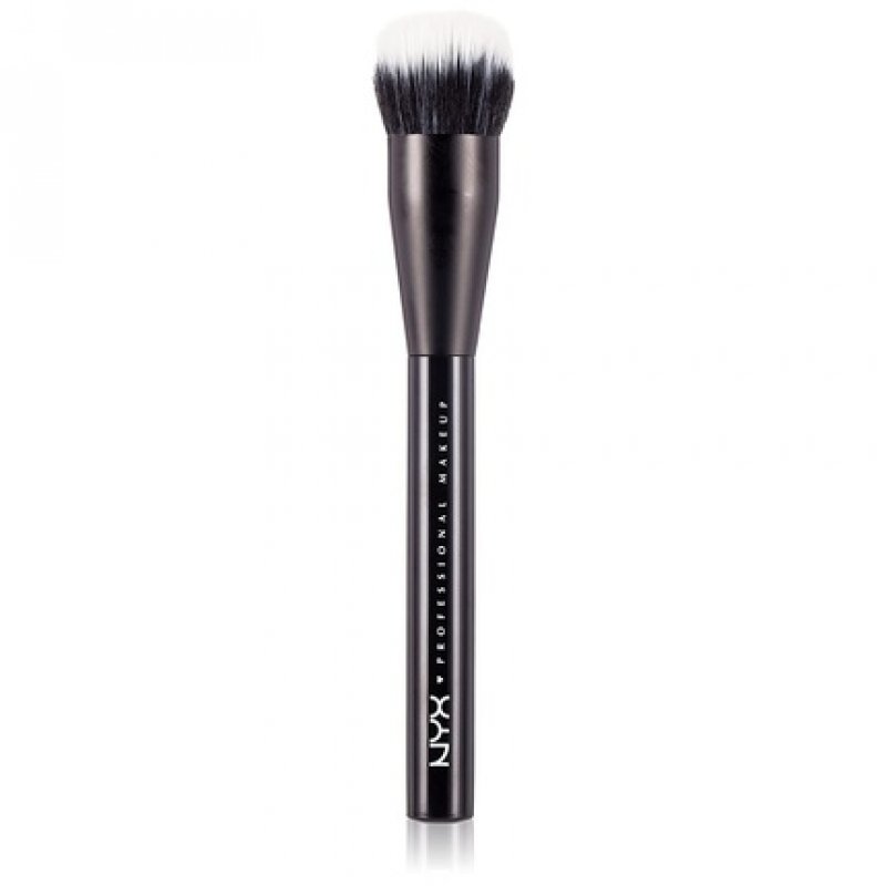 NYX Professional Makeup Pro Brush Dual Fiber Foundation Brush with Full and Soft Bristles