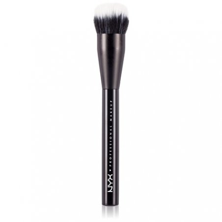 NYX Professional Makeup Pro Brush Dual Fiber Foundation Brush with Full and Soft Bristles