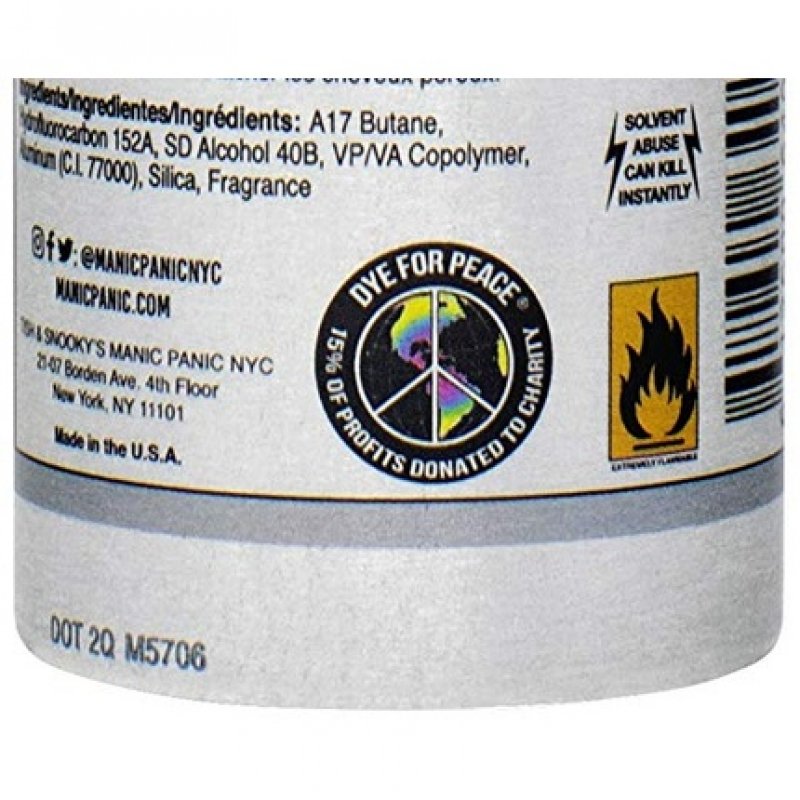 Manic Panic Silver Stiletto Hair Color Spray Dye