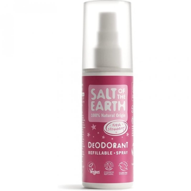 Salt of the Earth Refillable Natural Deodorant Spray Vegan and Cruelty Free 100ml
