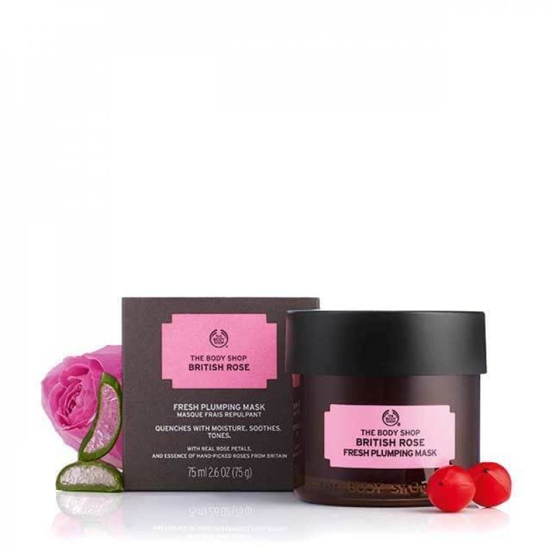 The Body Shop British Rose Masque hydratant Femmes 75 ml 75 g Gel