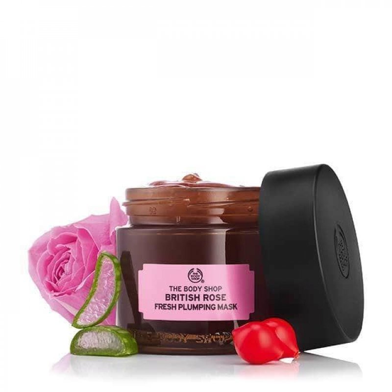 The Body Shop British Rose Masque hydratant Femmes 75 ml 75 g Gel