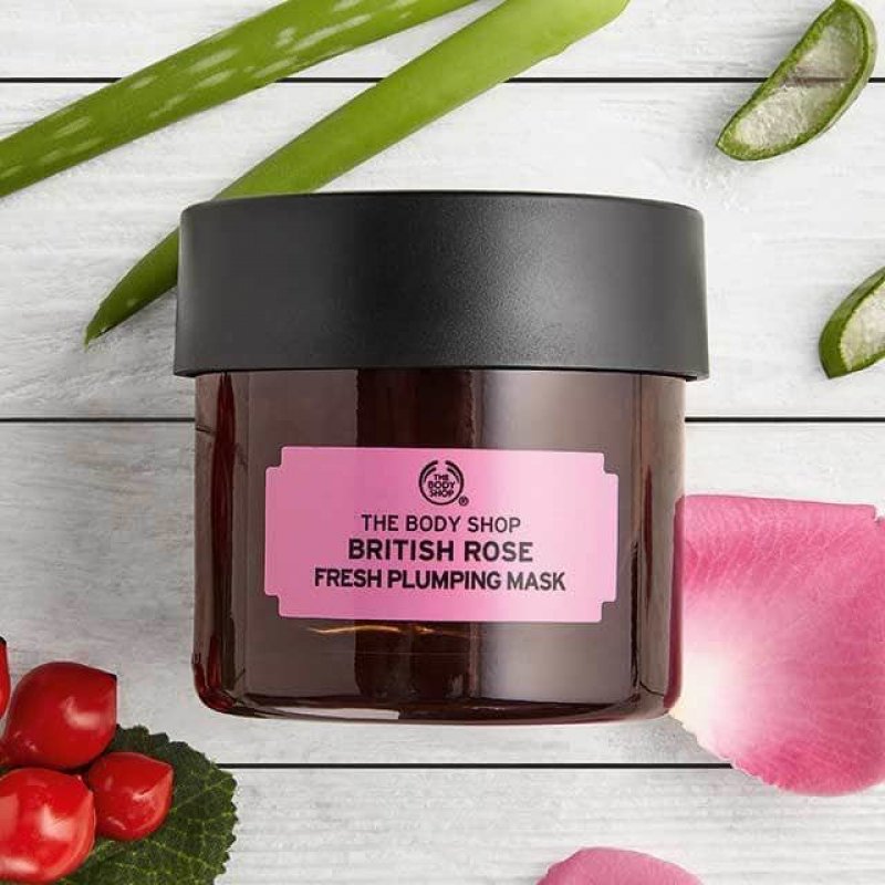 The Body Shop British Rose Masque hydratant Femmes 75 ml 75 g Gel