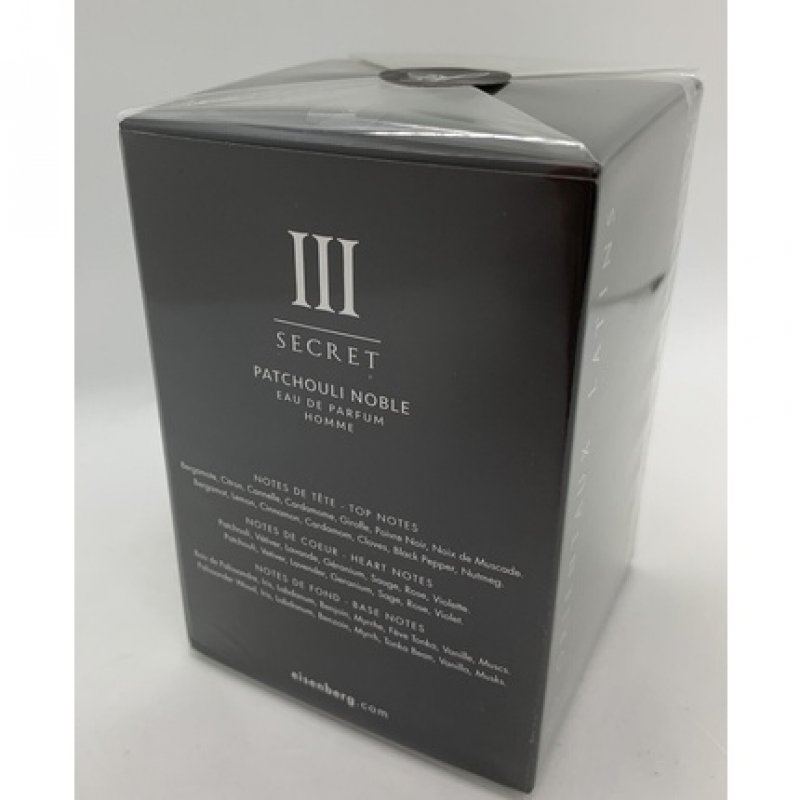 Eisenberg Les Orientaux Latins Secret III Patchouli Noble Pour Homme 30ml