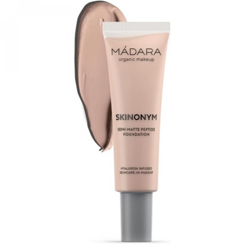 MÁDARA Organic Skincare SKINONYM Semi-Matte Peptide Foundation 30 Rose Ivory 30ml