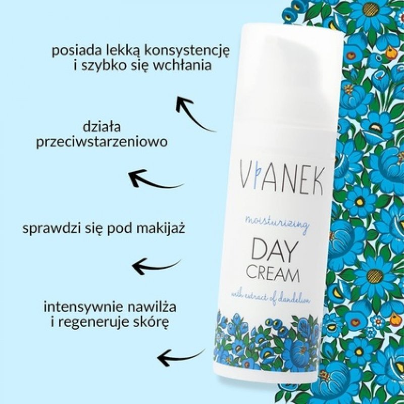Vianek Intensely Moisturizing Face Day Cream 50ml