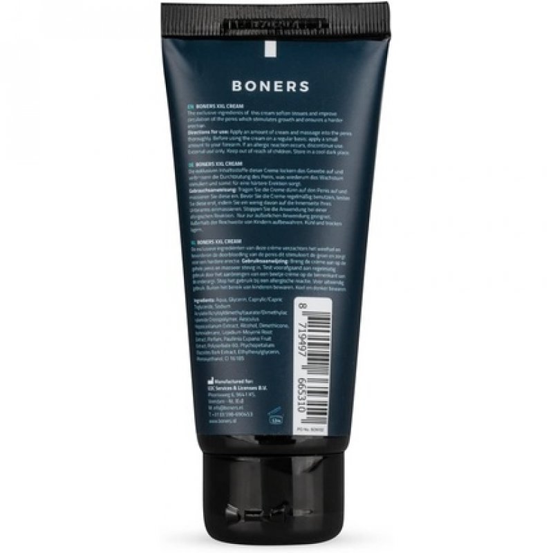 Boners Penis XXL Cream for Improved Blood Circulation, Volume, and Stimulation 100ml