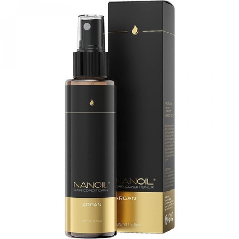 Nanoil Hair Conditioner with Argan Oil 125ml - Intensive Care for Protection, Smoothness, and Strengthening of Weakened