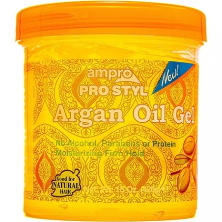 Ampro Pro Styl Styling Gel Protects and Strengthens Your Strands Non-Flaking Alcohol Free Vegan Formula Flexible