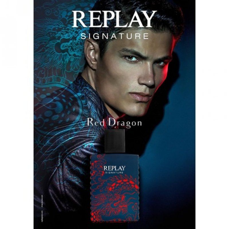 Replay Signature Red Dragon Man Eau De Toilette 30ml