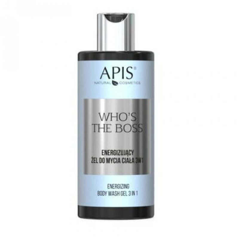 Apis Who's the Boss Energizing 3-in-1 Body Wash Gel 300ml