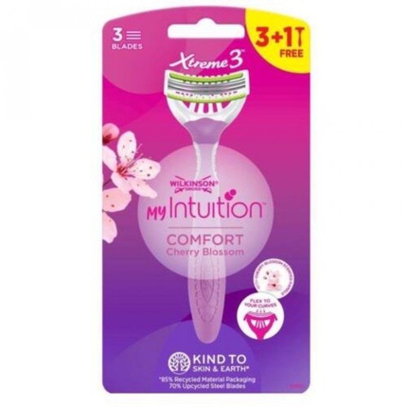 Wilkinson My Intuition Xtreme 3 Comfort Cherry Blossom Disposable Razors
