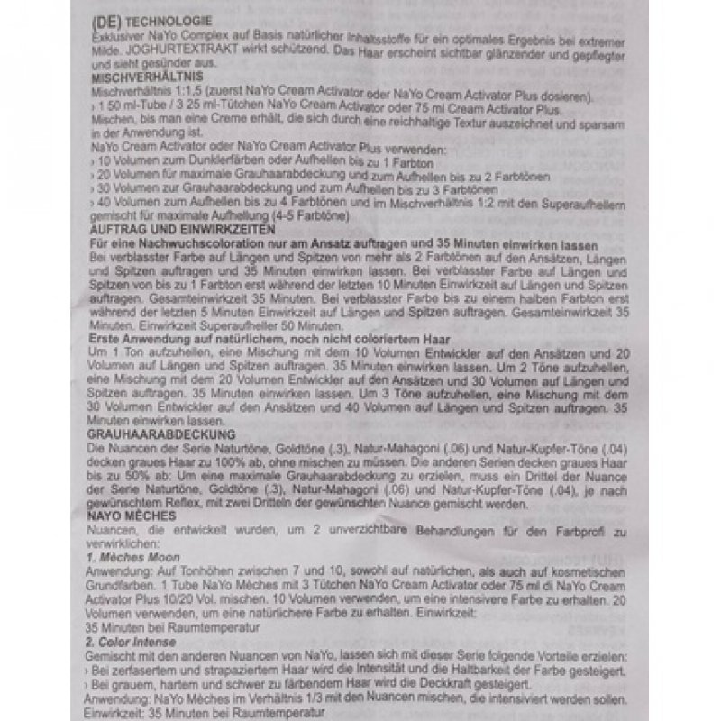 Kemon Nayo Perm Hair Dye Color Tube 50ml Copper Brown Blonde K987