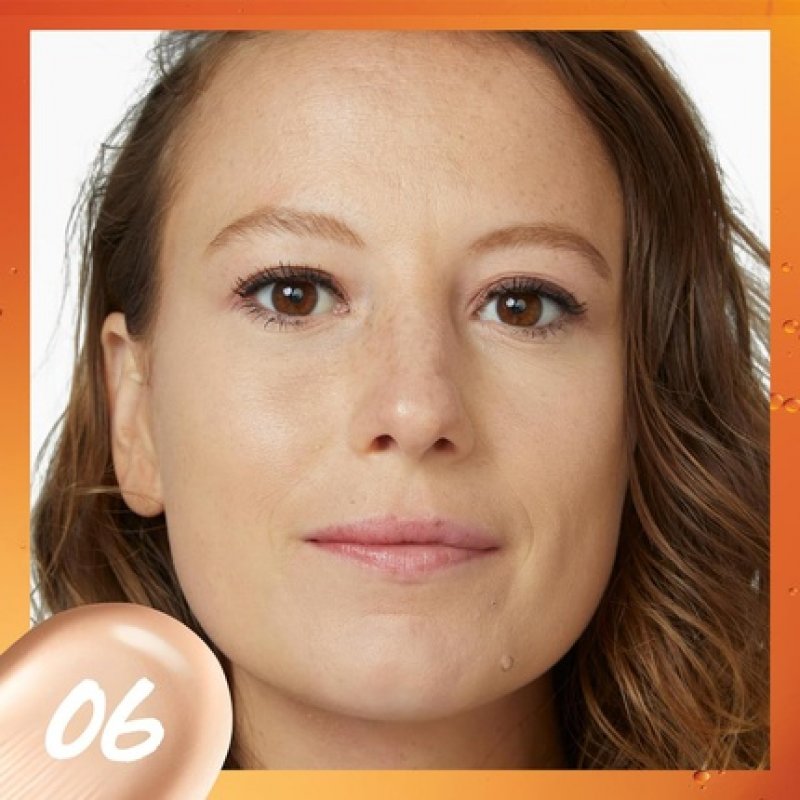 Maybelline Super Stay Skin Tint Foundation with Vitamin C Long-Lasting up to 24H Vegan Formula Shade 06 30ml