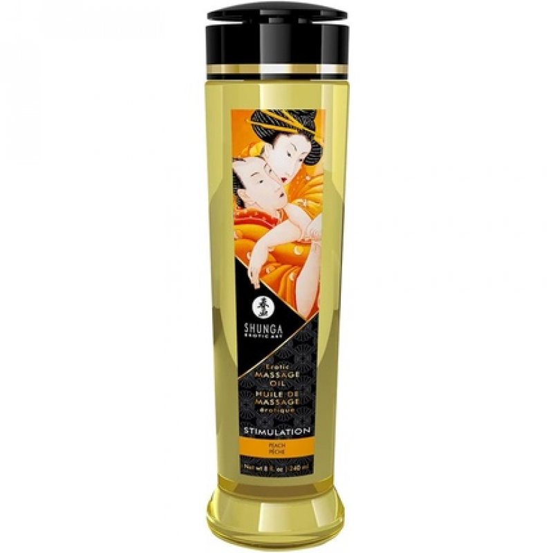 Shunga Massage Oil Peaches One Size