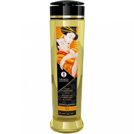 Shunga Massage Oil Peaches One Size