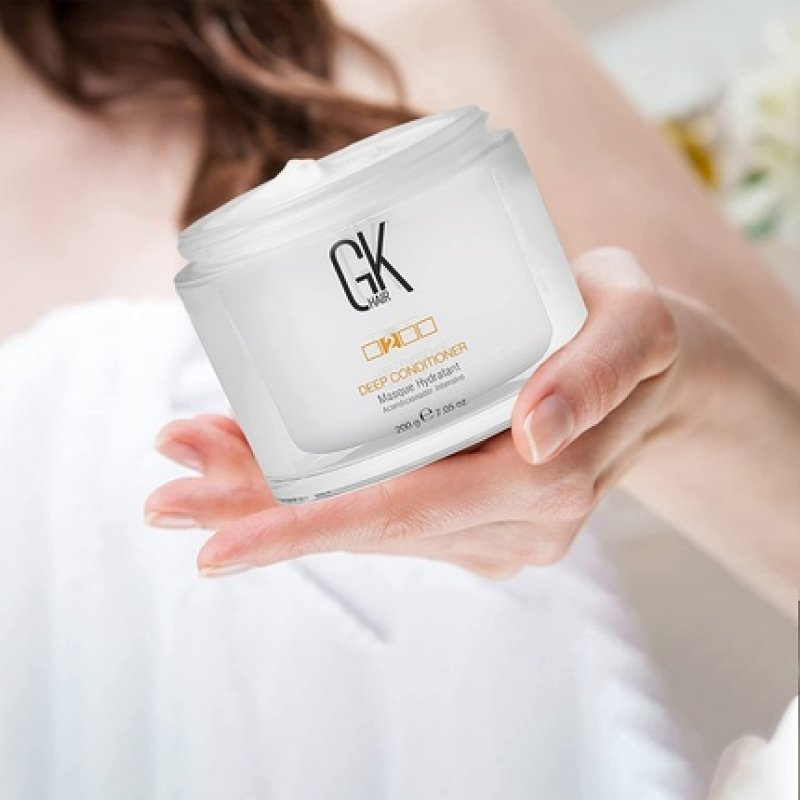 GK HAIR Global Keratin Deep Conditioner Mask Intensely Moisturising Repair Treatment for Dry Damaged Color-Treated and