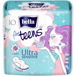 Bella for Teens Ultra Sensitive Sanitary Towels Pack of 10 - Pack of 6