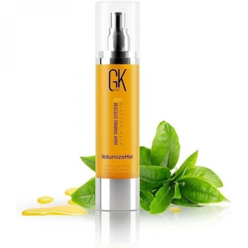 Global Keratin GK HAIR VolumizeHer Spray 100ml Heat Protection Spray for Hair Repair Dry Damaged Anti Frizz Hair Spray