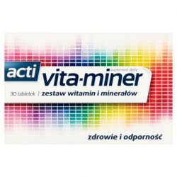 ACTI VITA-MINER Vitamin and Mineral Supplement 30 Tablets